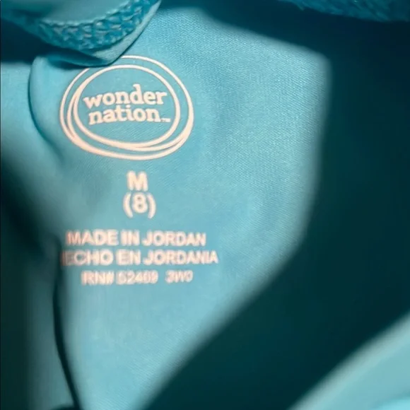 Wonder Nation Blue Rashguard Swim Shirt - Picture 2 of 2